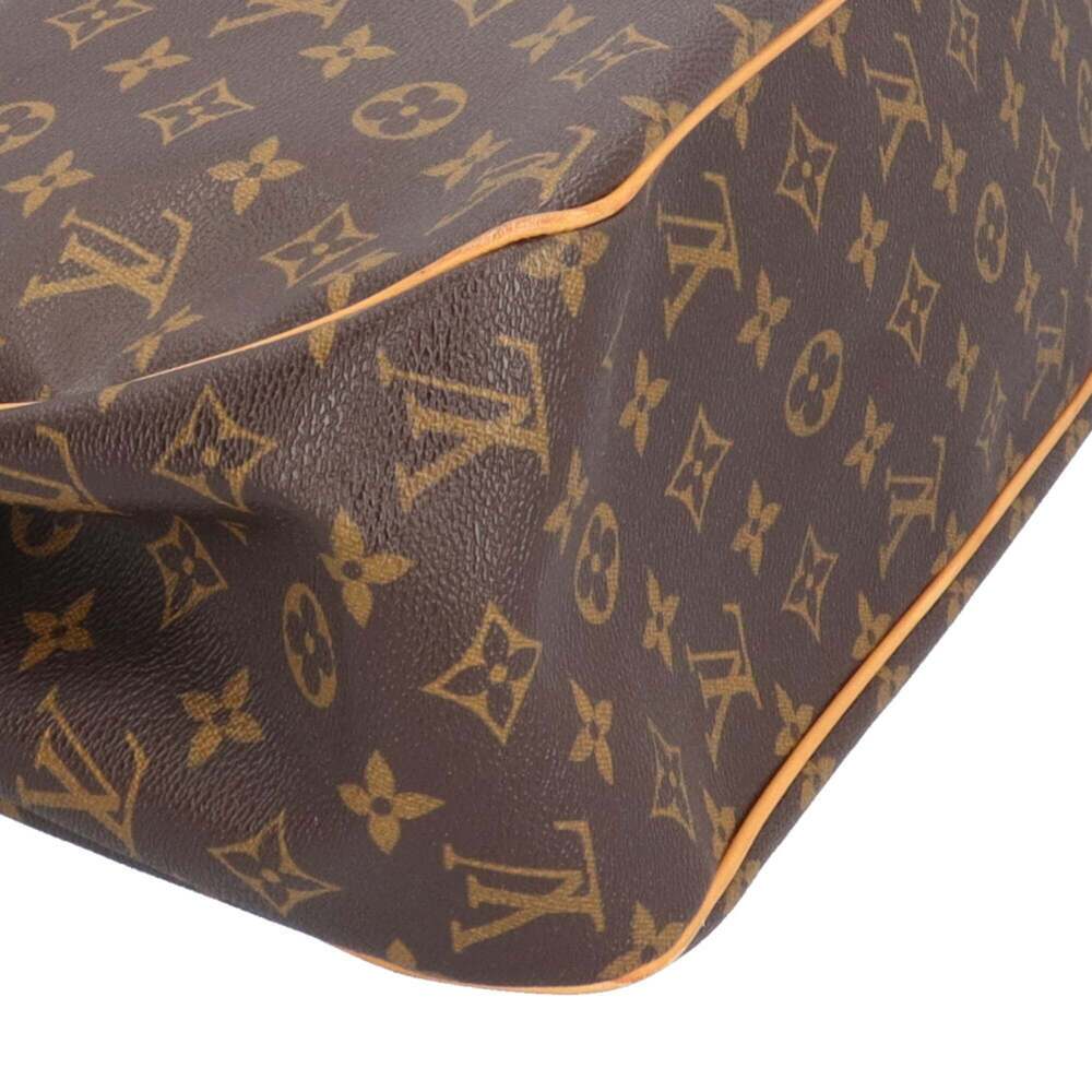 LOUIS VUITTON Authentic Brown Monogram Canvas Tote Bag - Picture 8 of 14